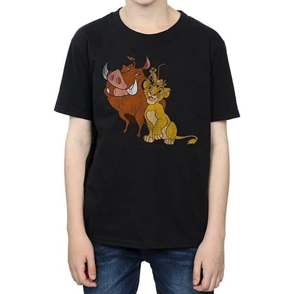 The Lion King Boys Simba, Timon And Pumbaa Cotton T-Shirt