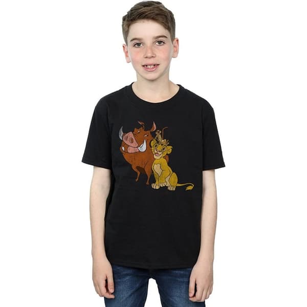The Lion King Boys Simba, Timon And Pumbaa Cotton T-Shirt
