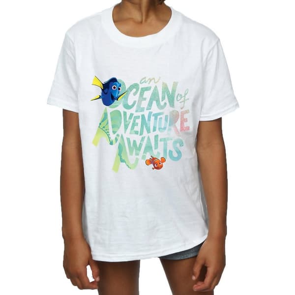 Finding Dory T-shirt i bomull med havsäventyr för flickor