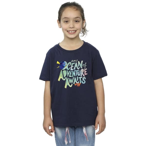 Finding Dory T-shirt i bomull med havsäventyr för flickor