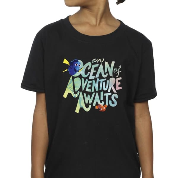 Finding Dory T-shirt i bomull med havsäventyr för flickor