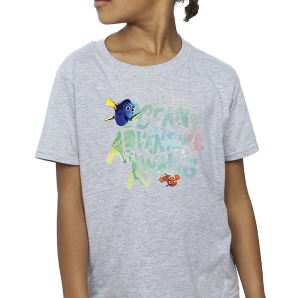 Finding Dory T-shirt i bomull med havsäventyr för flickor