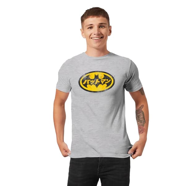 Batman Boys Japanese Logo T-Shirt