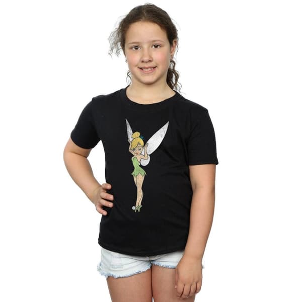 Tinkerbell Klassisk bomulls-T-shirt för flickor