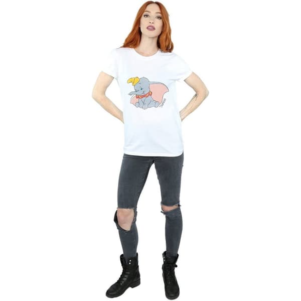 Dumbo Dam/Lady Boyfriend T-shirt i klassisk bomull