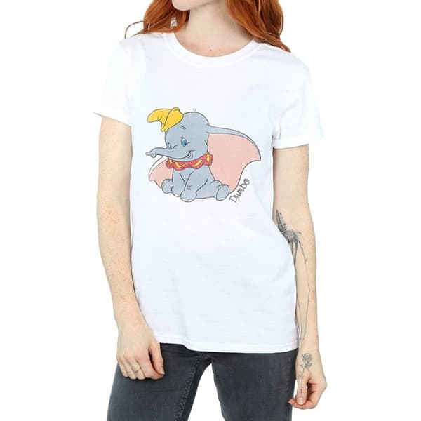 Dumbo Dam/Lady Boyfriend T-shirt i klassisk bomull