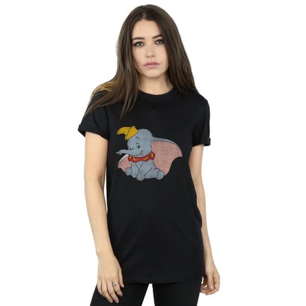 Dumbo Dam/Lady Boyfriend T-shirt i klassisk bomull