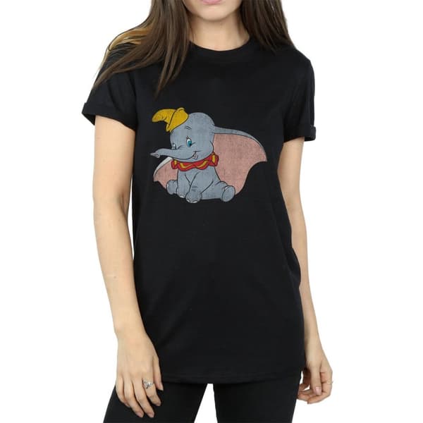 Dumbo Dam/Lady Boyfriend T-shirt i klassisk bomull