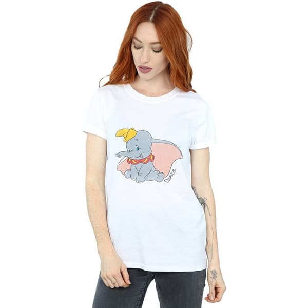 Dumbo Dam/Lady Boyfriend T-shirt i klassisk bomull
