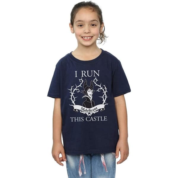 Maleficent Girls I Run This Castle Cotton T-Shirt