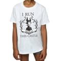 Miniatyrbillede 5 af 5: Maleficent Girls I Run This Castle Cotton T-Shirt