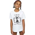 Miniatyrbillede 2 af 5: Maleficent Girls I Run This Castle Cotton T-Shirt