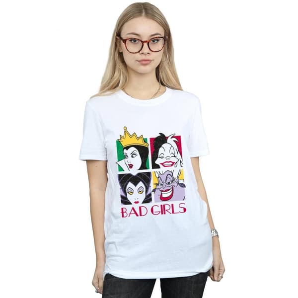 Disney Womens/Ladies Villains Cotton Boyfriend T-Shirt