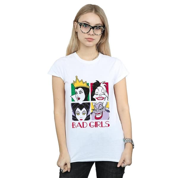 Disney Womens/Ladies Villains Cotton Boyfriend T-Shirt