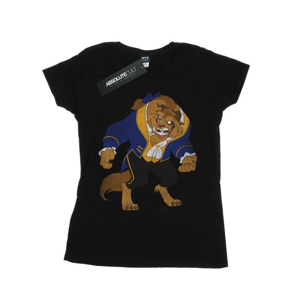 Beauty And The Beast Womens/Ladies Classic Cotton Boyfriend T-Shirt