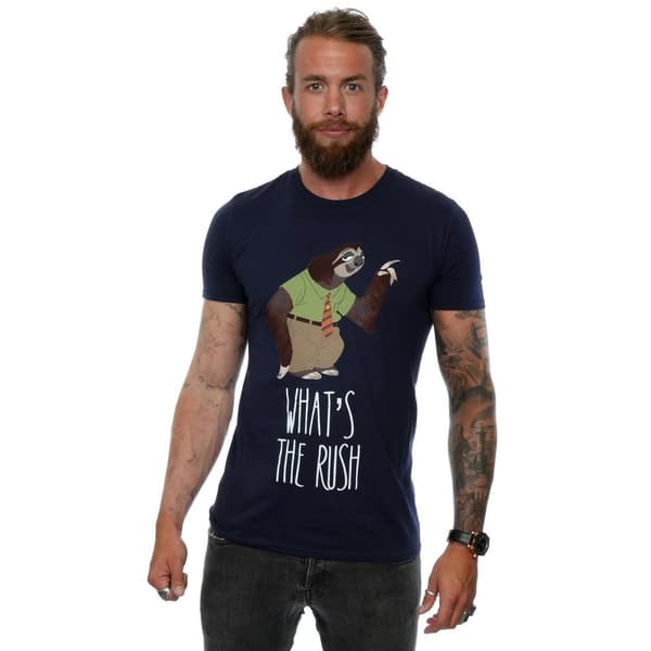 Zootropolis Mens What´s The Rush Cotton T-Shirt