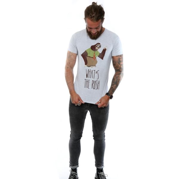 Zootropolis Mens What´s The Rush Cotton T-Shirt