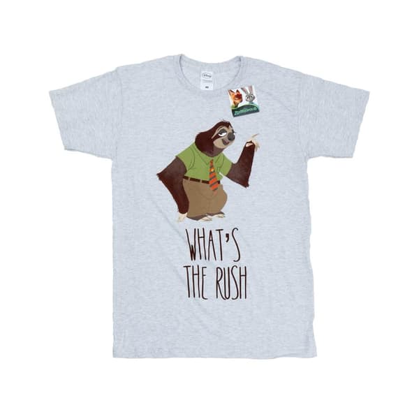 Zootropolis Mens What´s The Rush Cotton T-Shirt