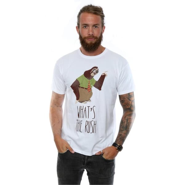 Zootropolis Mens What´s The Rush Cotton T-Shirt