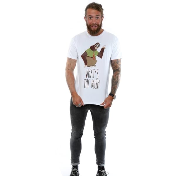 Zootropolis Mens What´s The Rush Cotton T-Shirt
