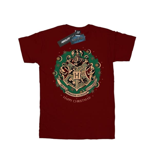 Harry Potter Boys Wreath Cotton Christmas T-Shirt