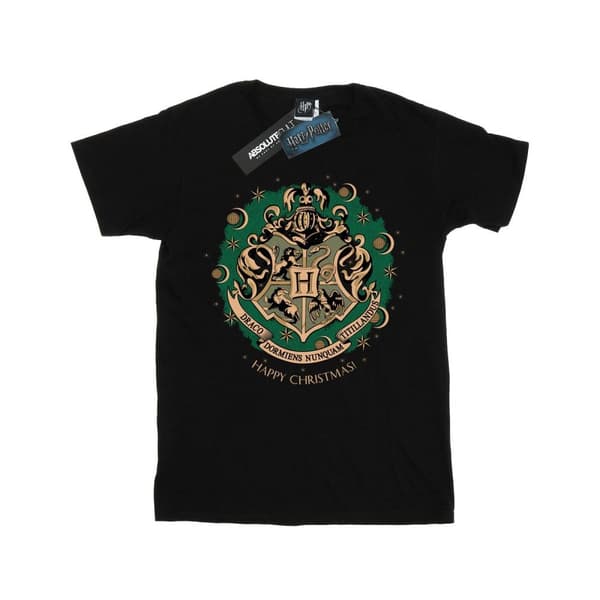 Harry Potter Boys Wreath Cotton Christmas T-Shirt