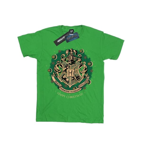 Harry Potter Boys Wreath Cotton Christmas T-Shirt