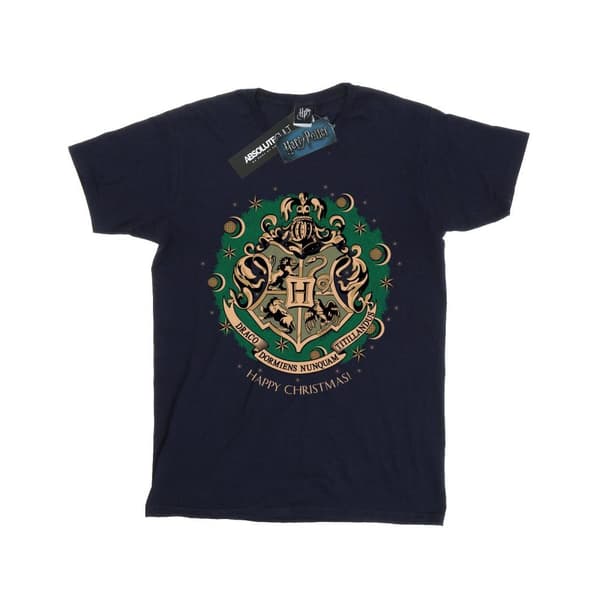 Harry Potter Boys Wreath Cotton Christmas T-Shirt