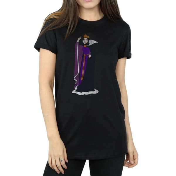 Snow White And The Seven Dwarfs Dam/Tjej Evil Queen Boyfriend T-shirt i bomull
