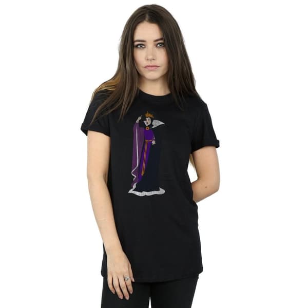 Snow White And The Seven Dwarfs Dam/Tjej Evil Queen Boyfriend T-shirt i bomull