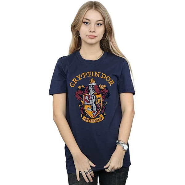 Harry Potter Gryffindor t-shirt i bomull för damer/kvinnor