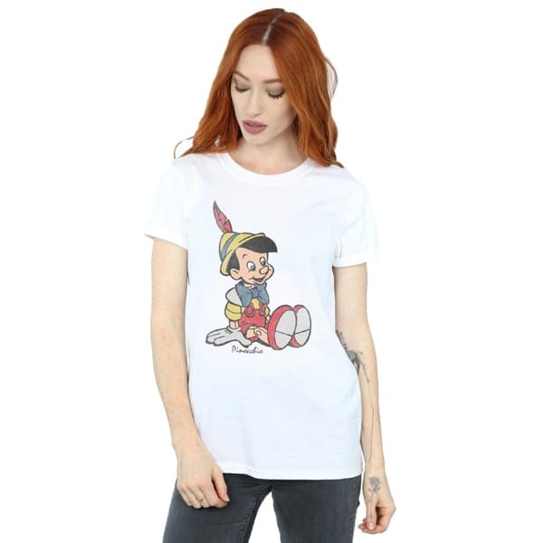 Pinocchio Womens/Ladies Classic Cotton Boyfriend T-Shirt