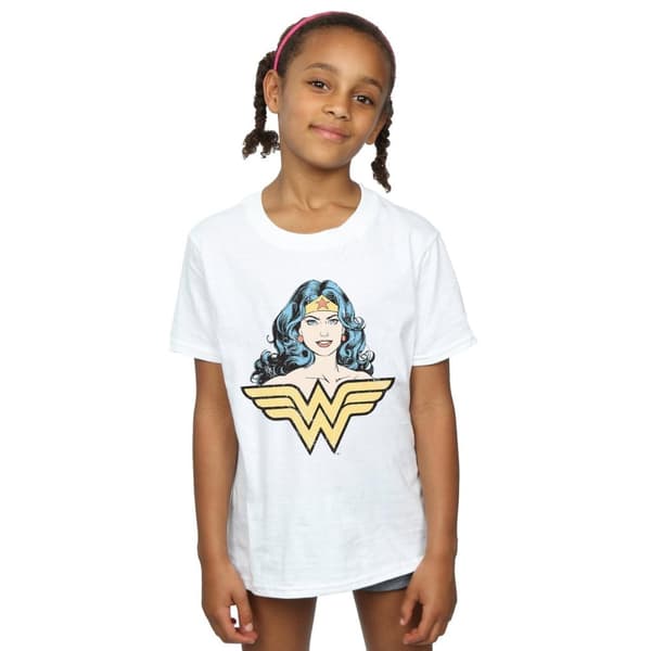 Wonder Woman Girls Gaze Cotton T-Shirt