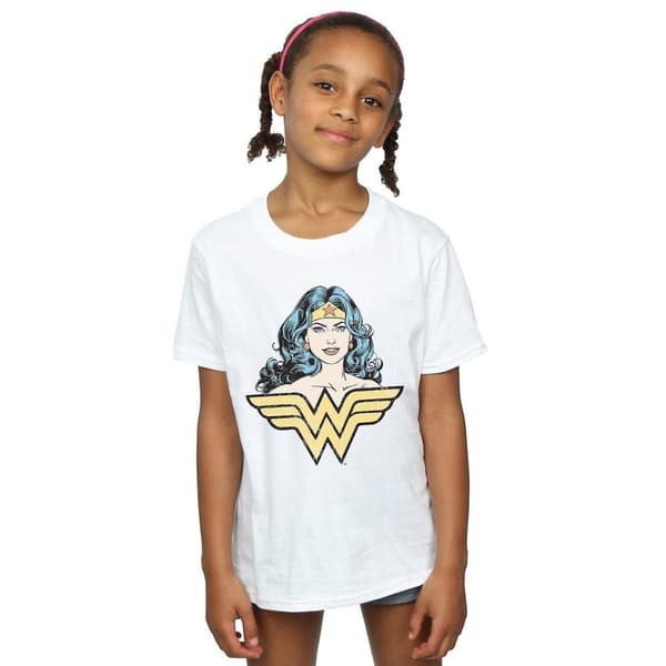 Wonder Woman Girls Gaze Cotton T-Shirt