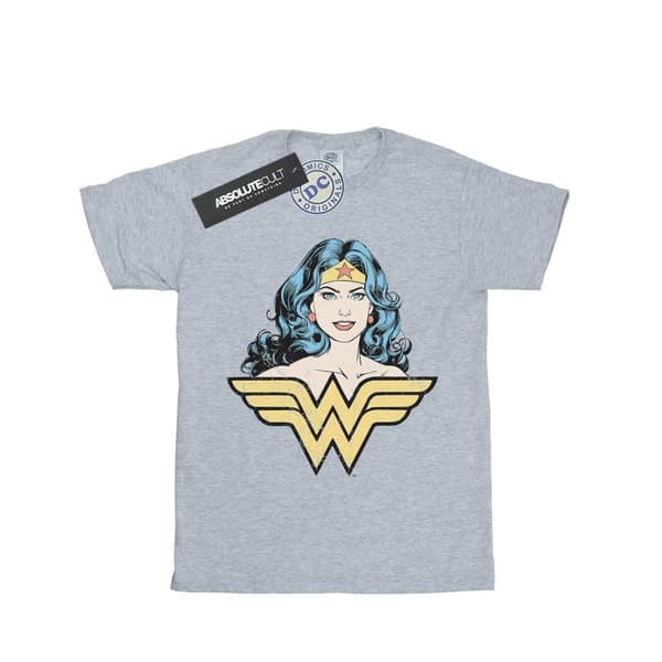 Wonder Woman Girls Gaze Cotton T-Shirt