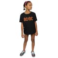 Miniatyrbild 4 av 5: AC/DC T-shirt i bomull med logotyp för flickor