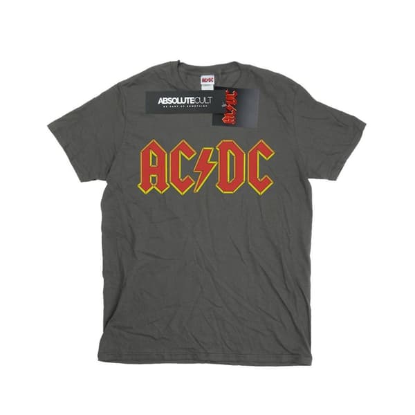 AC/DC T-shirt i bomull med logotyp för flickor