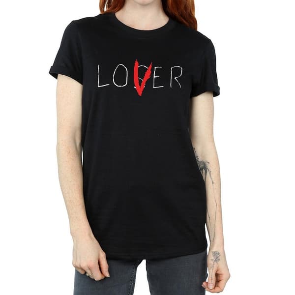 It Womens/Ladies Loser Lover Cotton Boyfriend T-Shirt
