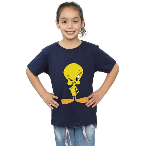 Looney Tunes Angry Tweety bomulls-T-shirt för flickor