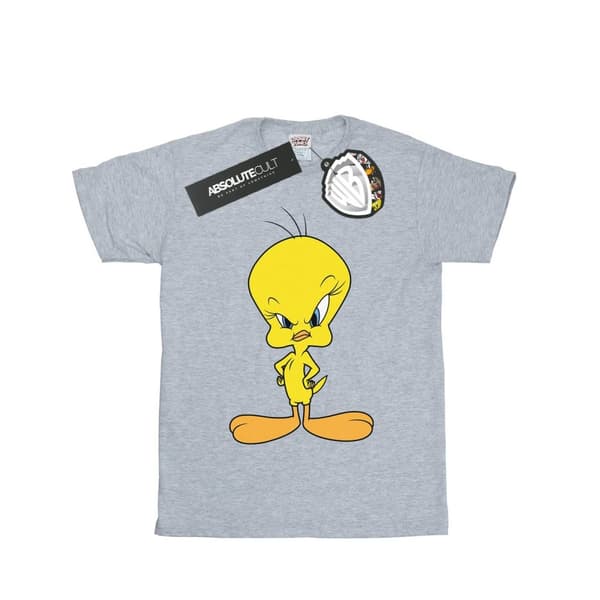 Looney Tunes Angry Tweety bomulls-T-shirt för flickor