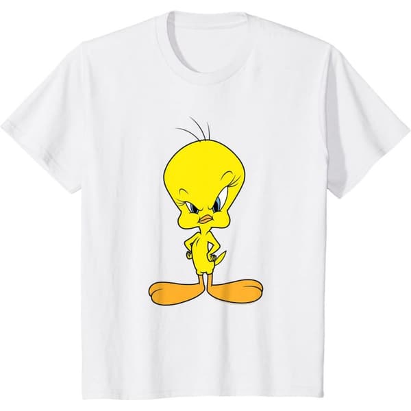 Looney Tunes Boys Angry Tweety Cotton T-Shirt