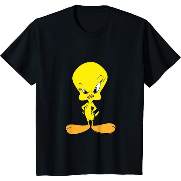 Looney Tunes Boys Angry Tweety Cotton T-Shirt