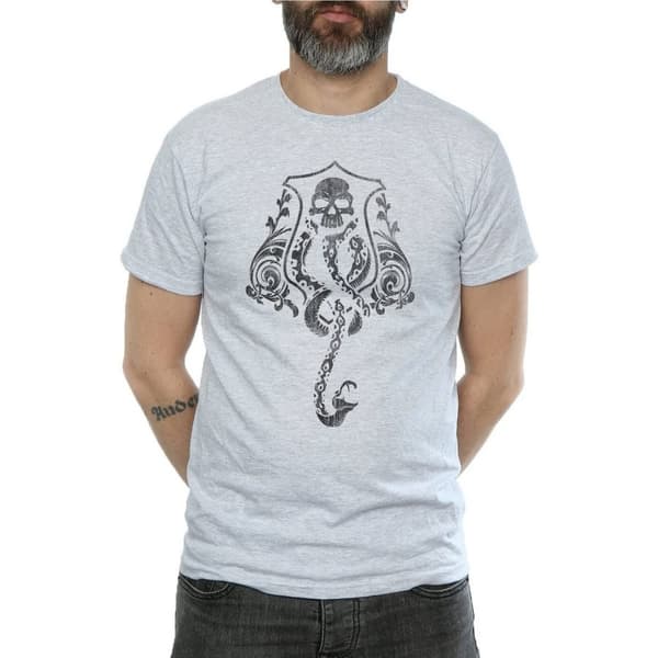 Harry Potter Herre Dark Mark T-shirt Sports Grey 3XL