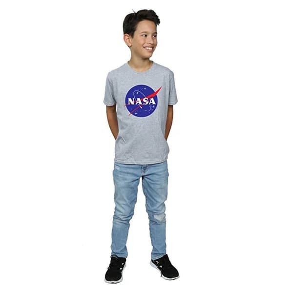 NASA Insignia - T-shirt med logotyp för pojkar