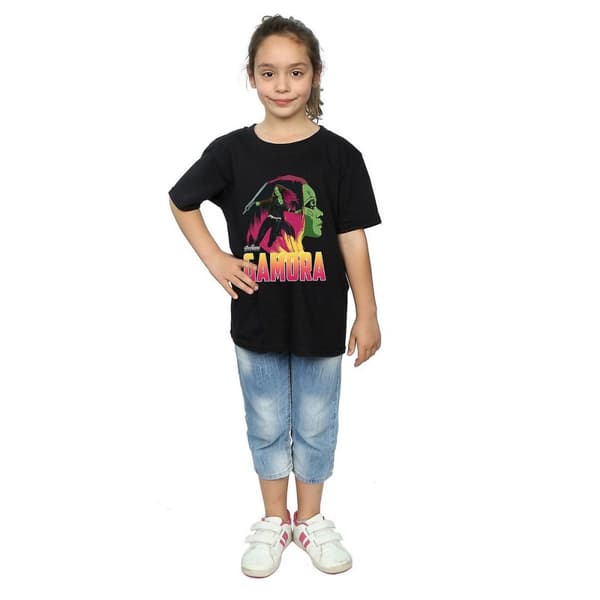 Avengers Infinity War Gamora t-shirt i bomull för flickor