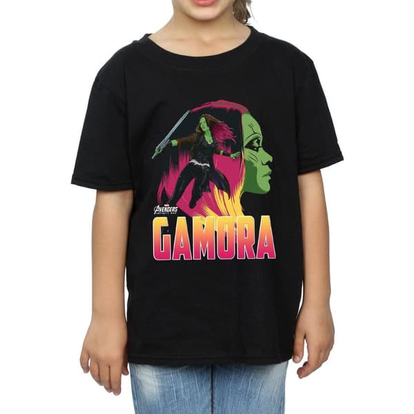 Avengers Infinity War Gamora t-shirt i bomull för flickor