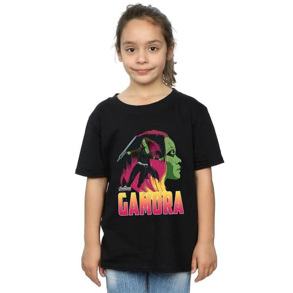 Avengers Infinity War Gamora t-shirt i bomull för flickor