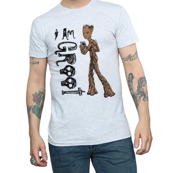 Avengers Infinity War Unisex Adult I Am Teenage Groot T-Shirt