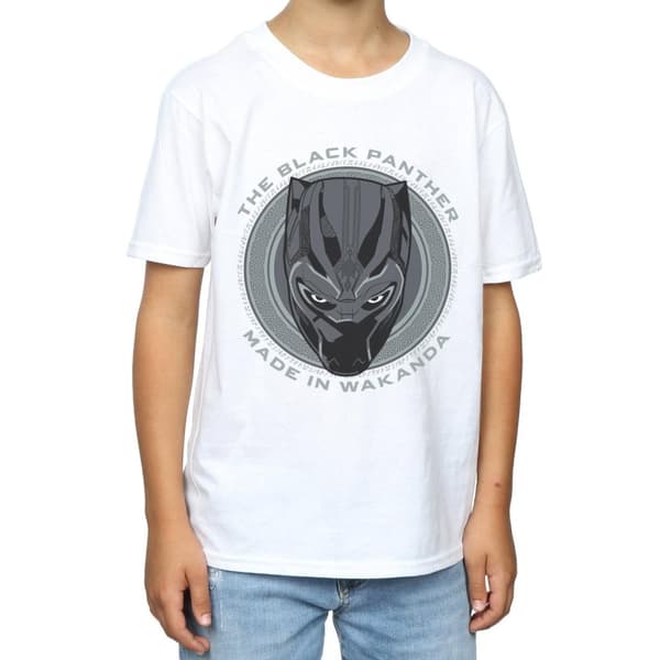 Black Panther T-shirt i bomull Made In Wakanda för pojkar