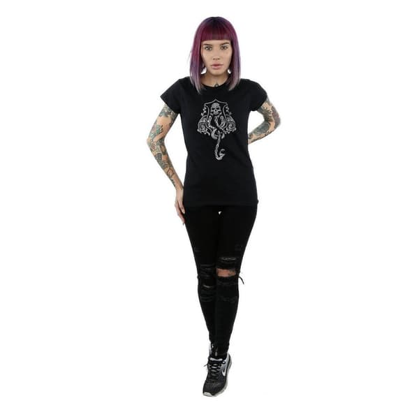 Harry Potter Womens/Ladies Dark Mark Cotton Logo T-Shirt